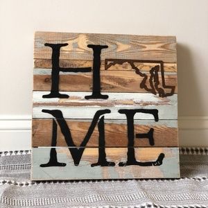 Maryland "HOME"Wall Art
